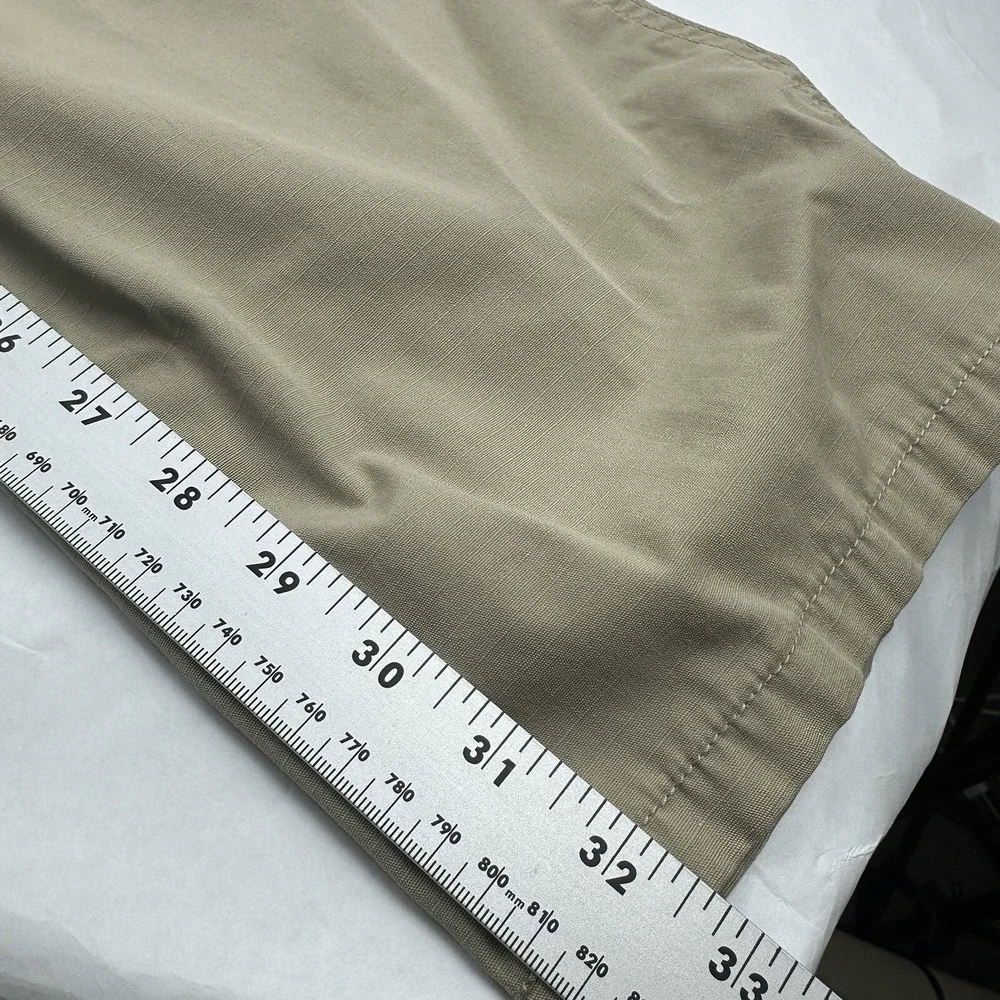 5.11 Tactical Cargo Pants Mens 34x34 Khaki Tan Ripstop Multi-Pocket TDU Workwear